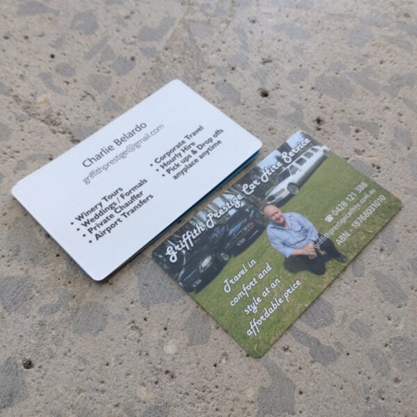 round corner business card