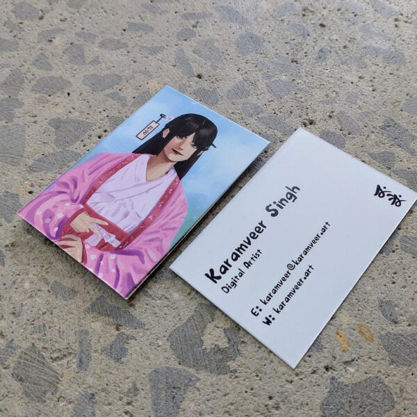 recycled business card