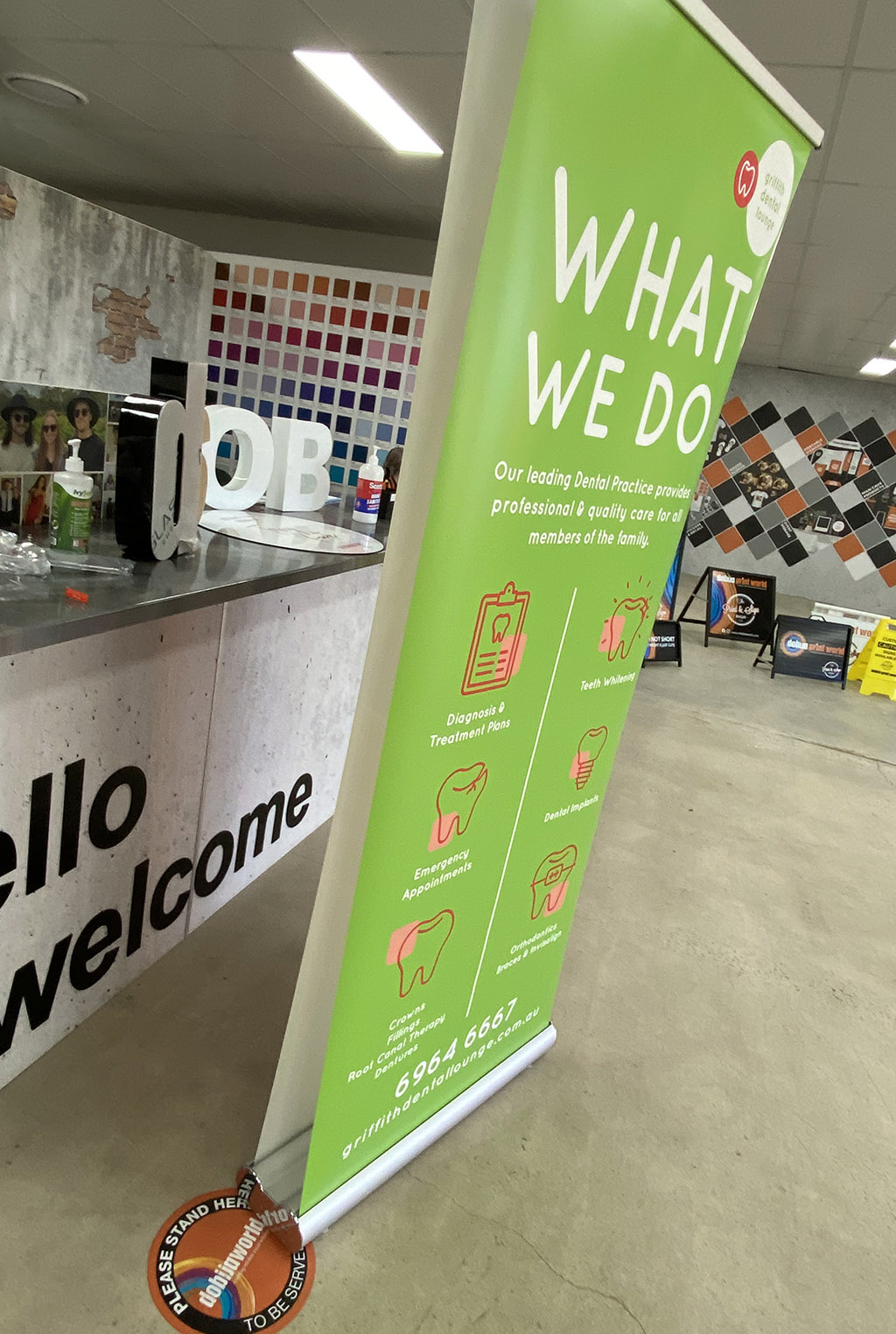DoubleSidedBanner pull up banners double sided