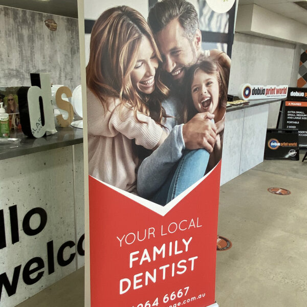 pull up banners double sided
