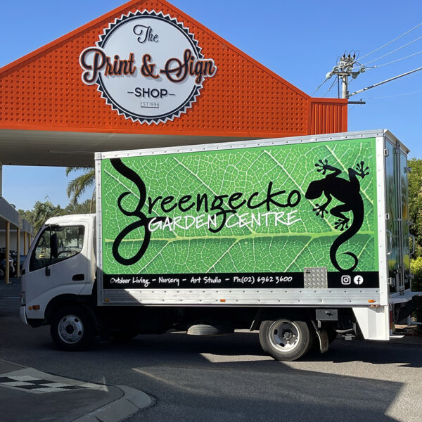 truck signage
