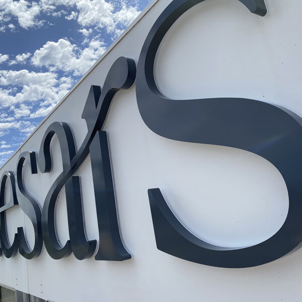 3d fabricated letters