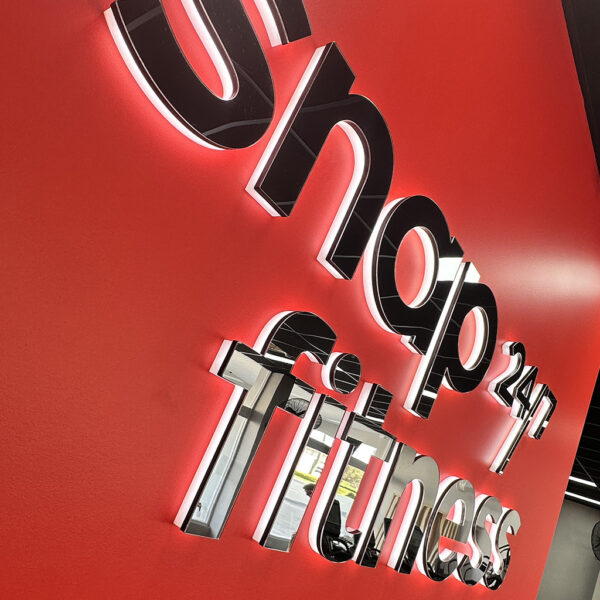 3d built up acrylic letters