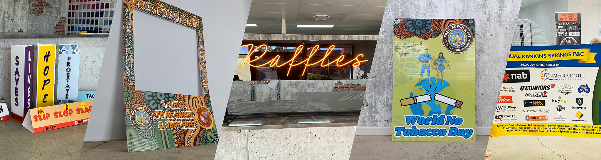 event & exhibition signs banner