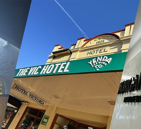 fabricated signs & letters banner