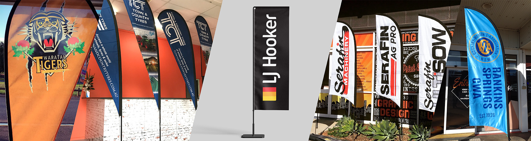 flags banner