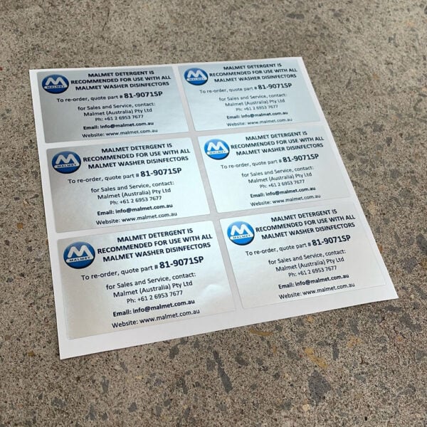 metallic stickers