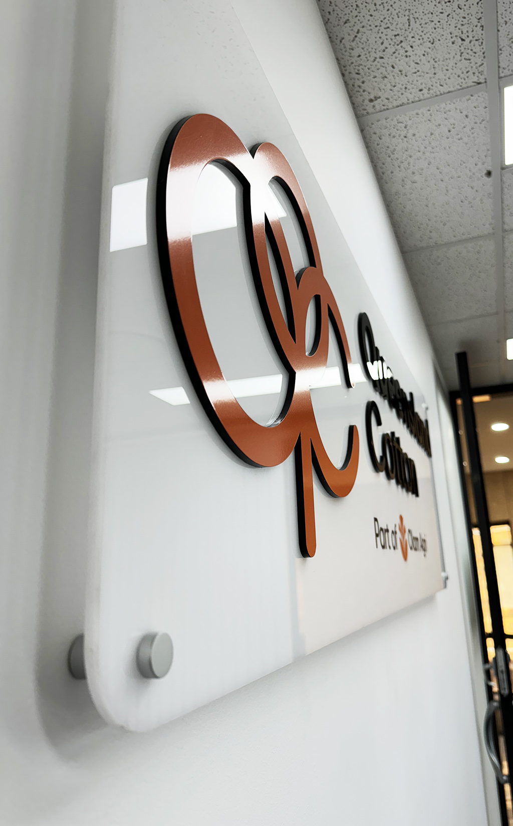 ReceptionSign2 3d acrylic reception signs