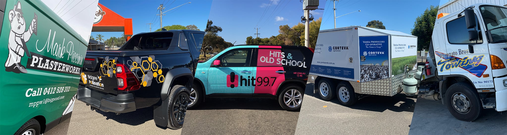 vehicle graphics banner