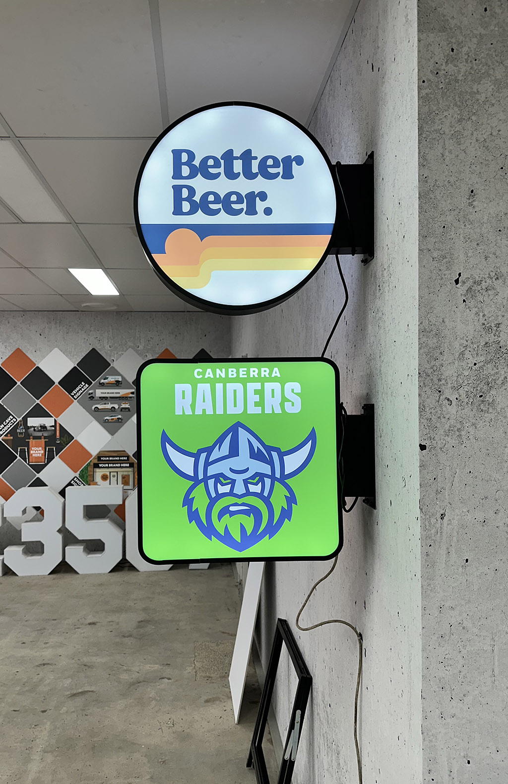 MancaveSign2 mancave light box signs