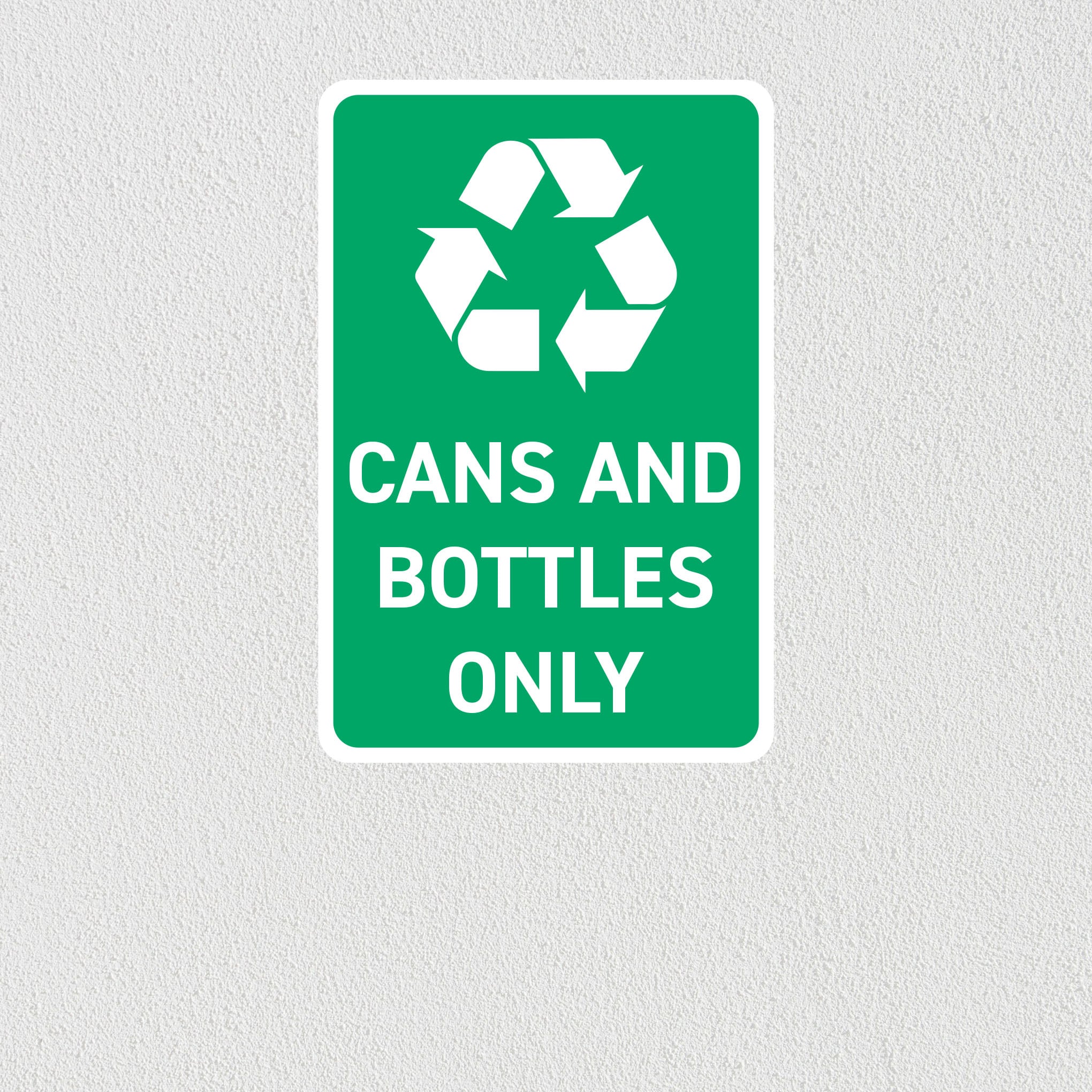 SS-DC-REC007-RECYCLE-CANS AND BOTTLES ONLY Dobija Creative