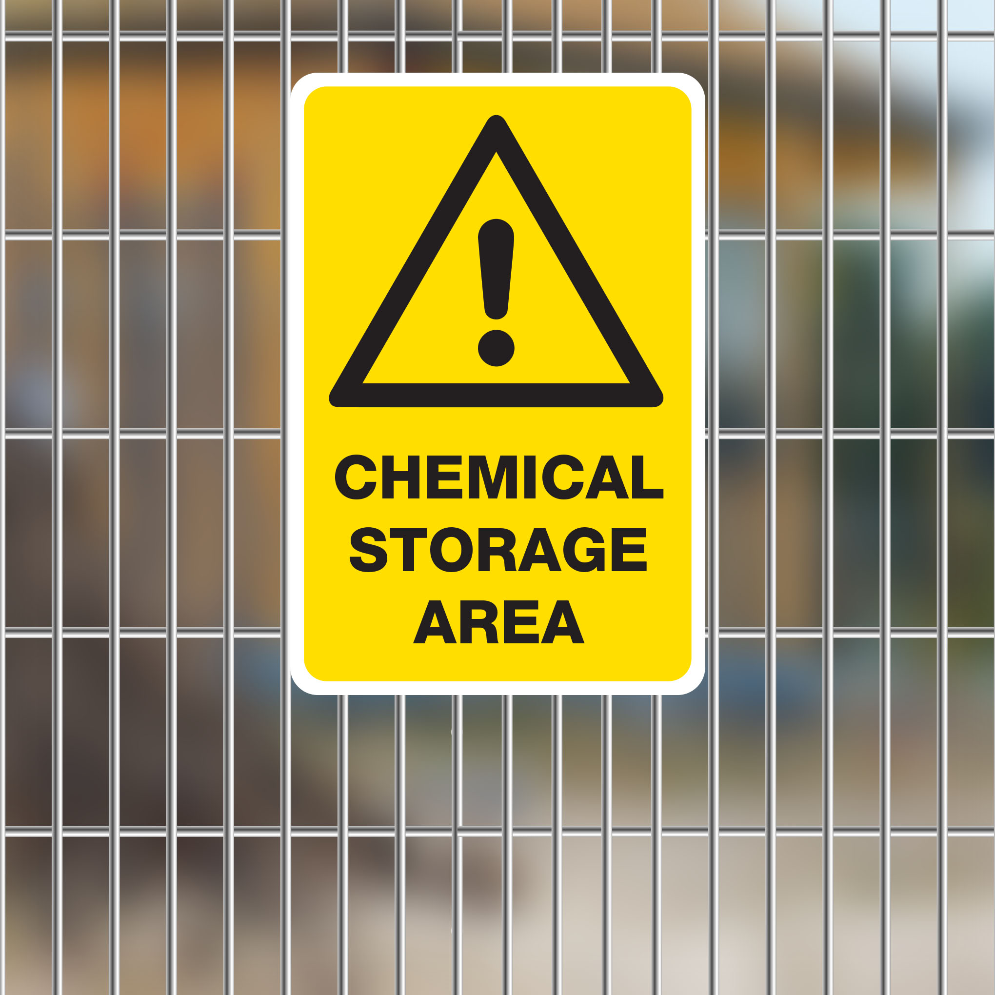 SS-DC-WAR013 - WARNING - CHEMICAL STORAGE AREA Dobija Creative