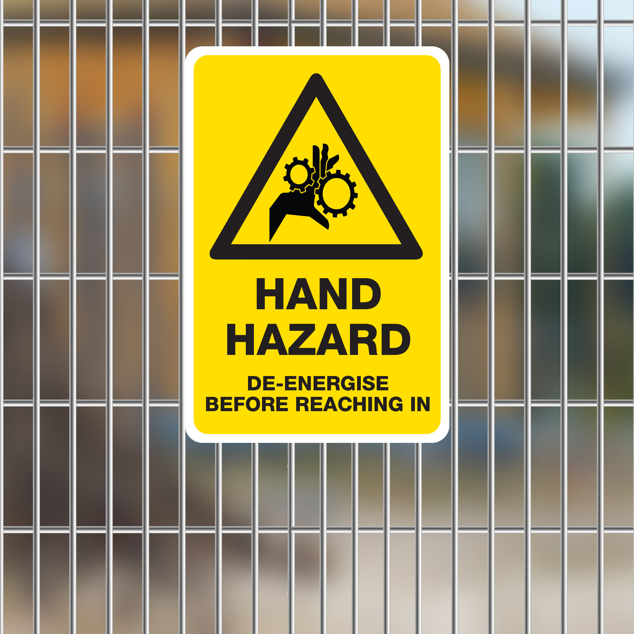 SS-DC-WAR036 - WARNING - HAND HAZARD Dobija Creative