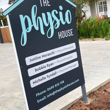 post & panel signs