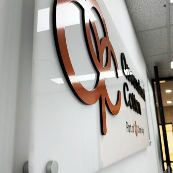 3d acrylic reception signs
