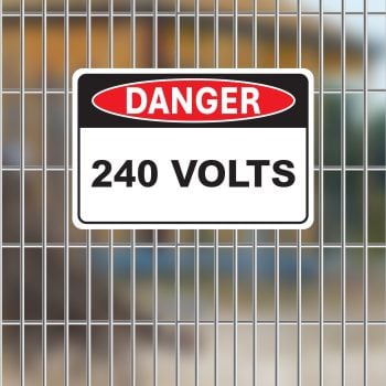 SS-DC-DAN005 - DANGER - 240 VOLTS